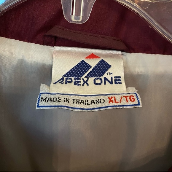 VINTAGE‎ Texas A&M Jacket Apex One Men's Zip Lightweight Aggies Maroon XL - Picture 3 of 14